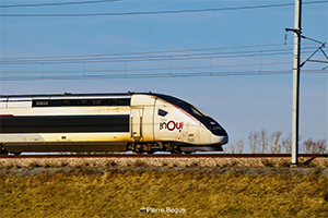 TGV sur la voie Lisea