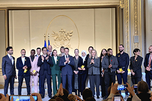 Prix national de la 23e édition du concours Talents des cités à l’Élysée 